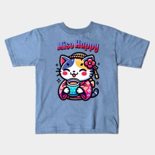 Miso Happy Cat Kids T-Shirt